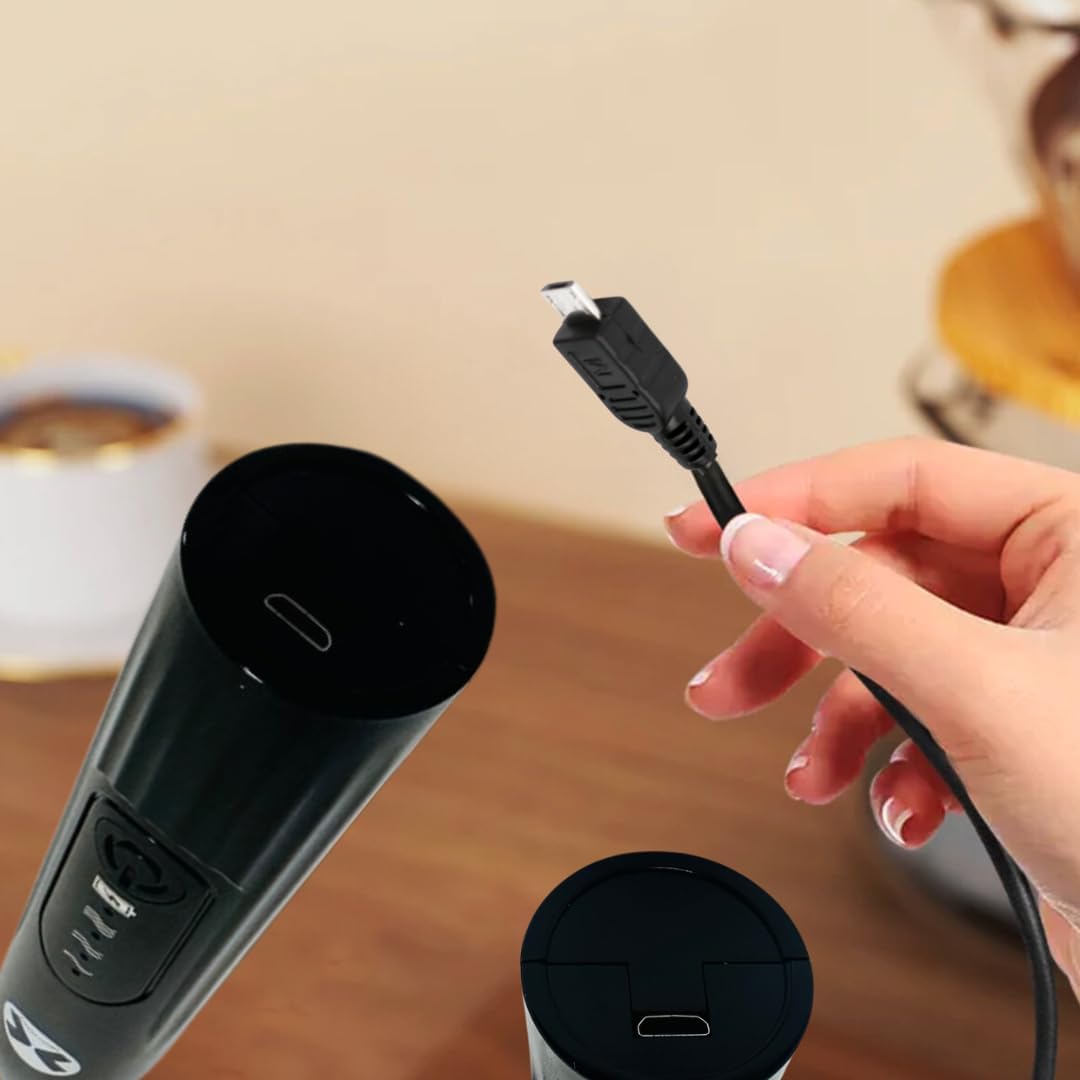 Elevate Your Culinary Creations with the Ultimate Rechargeable USB Whisk: Versatile Electric Milk Frother & Egg Beater with 3-Speed Mixer